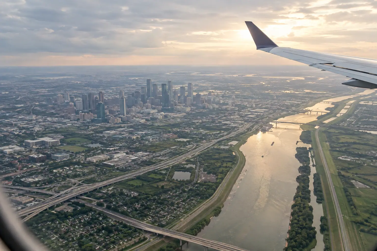 Dallas from the air