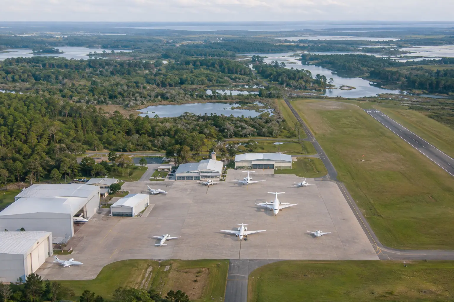 Private jets at Sugar Land Regional Airport