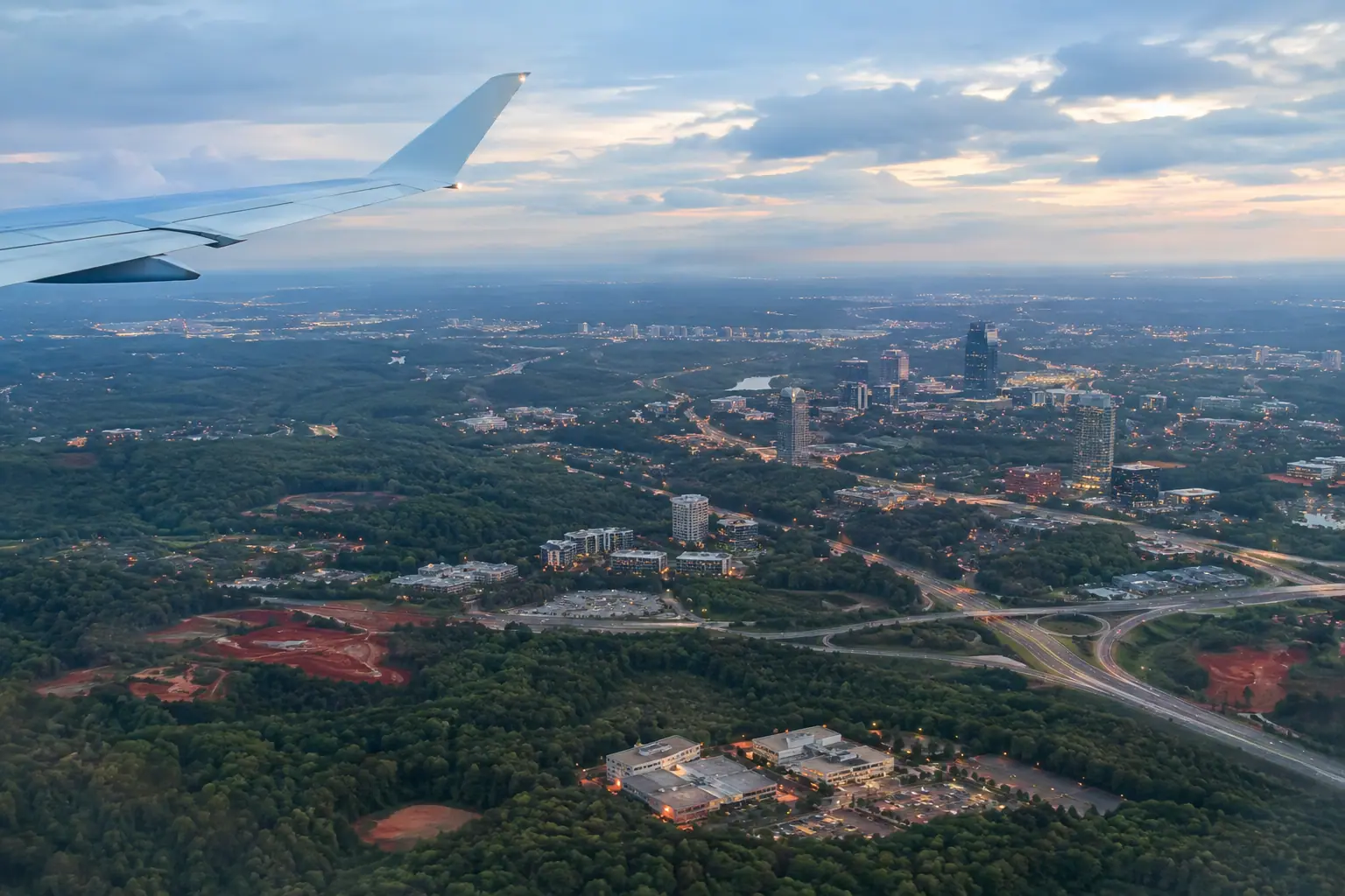 Atlanta from the air