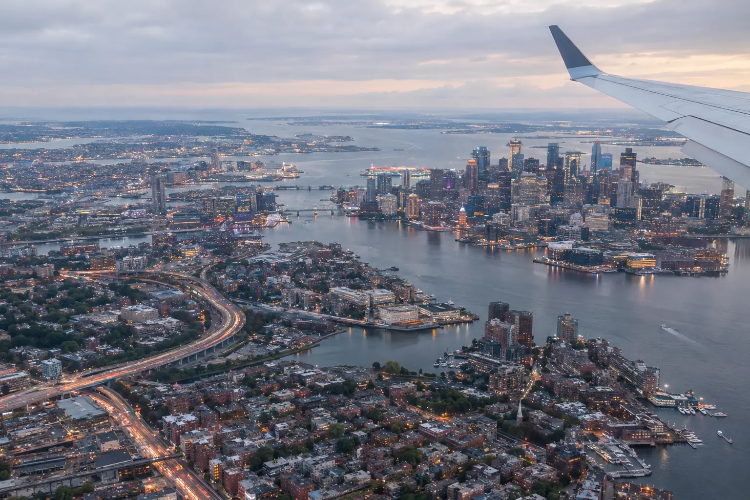 Boston from the air
